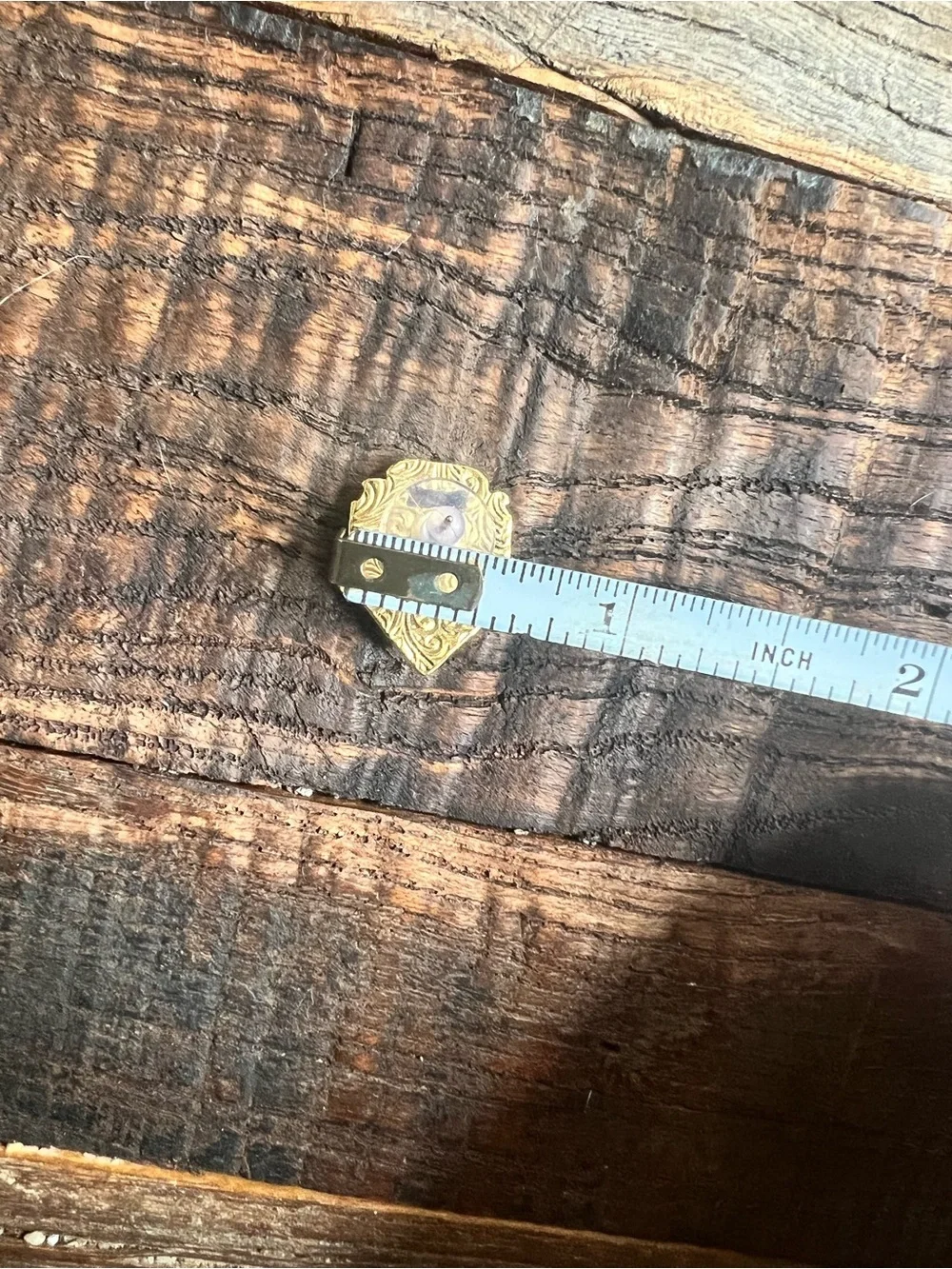 Alsace Shield Pin with Pink Gradient Stone